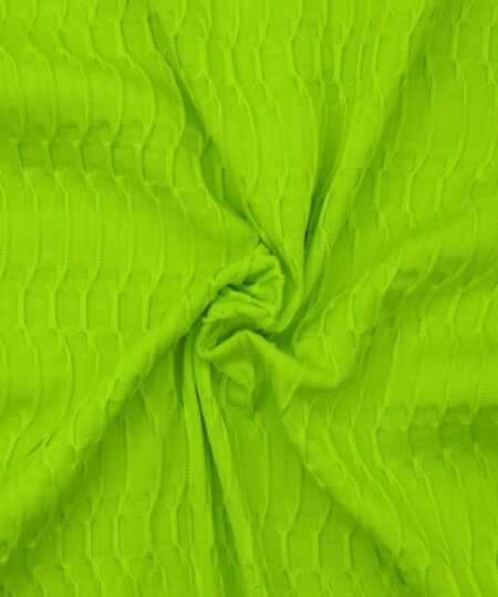 Malha Jacquard Tulipa Wave - Verde Limão_00011