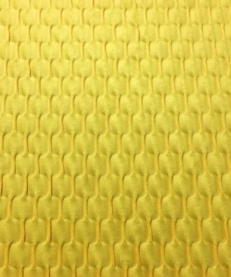 Malha Jacquard Tulipa Cirrê - Amarelo