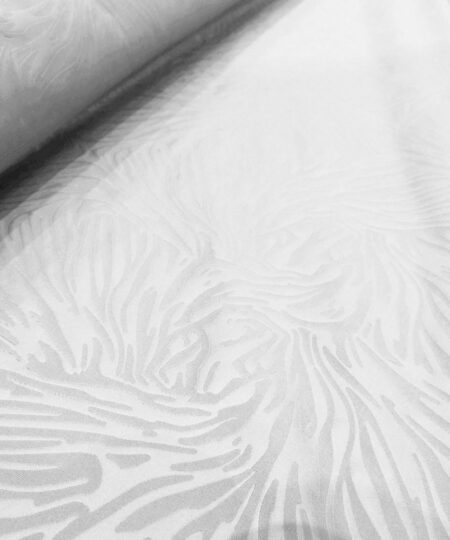 Malha Poliplex Relevo - Zebra Branco