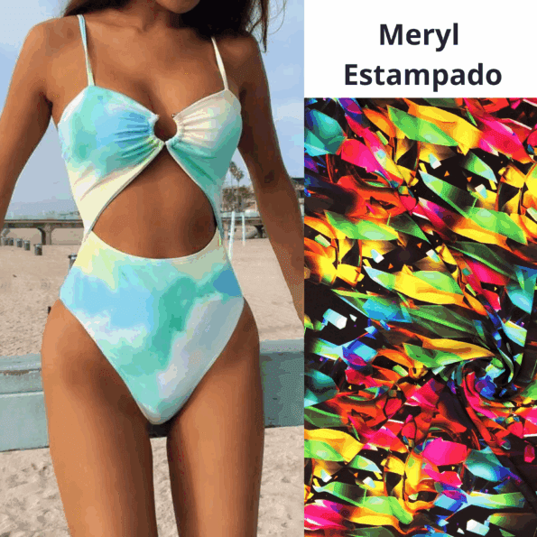 Tendência moda praia - maiôs cut off - com a Loja Adamá Tecidos Moda Praia e Fitenss