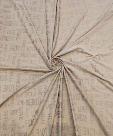 Malha Jacquard Lux de Poliamida - Lux Capucino (VSLX-22)