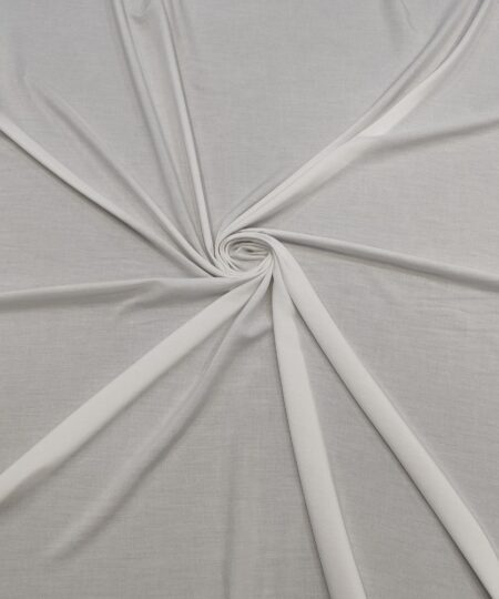 Rayon Poplin Airjet - White