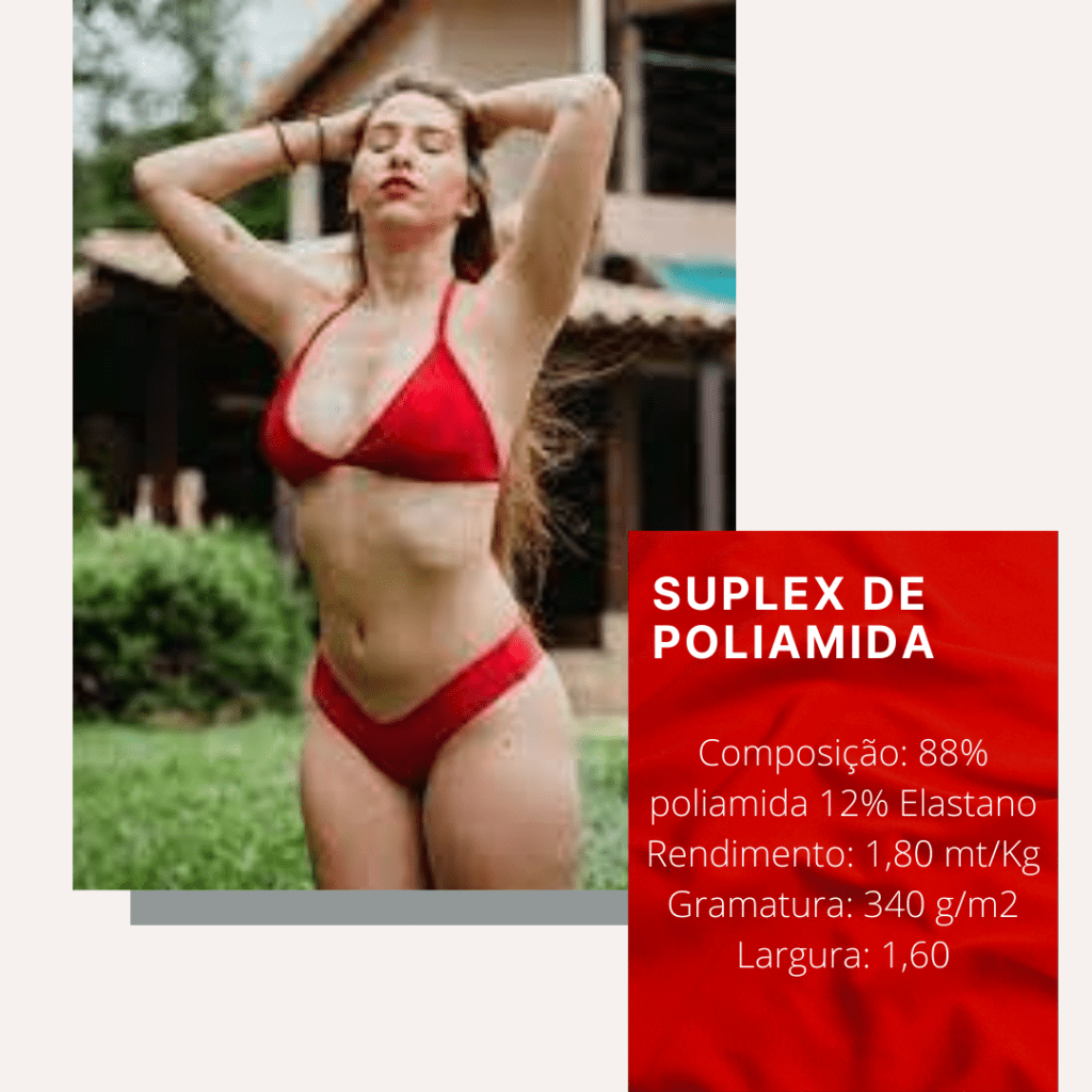 Tecido Suplex Poliamida - Tecido para beachwear
