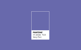 cor 2022 Pantone Very Peri