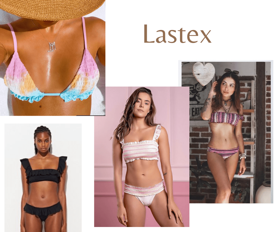 Loja Adamá Tecidos - 5 tendências de moda praia para o verão 2022 - Biquíni de Lastex