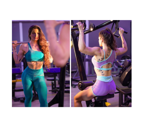 Looks fitness malha especiais adamá tecidos